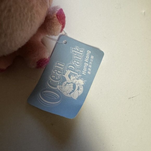 !Ocean Park Hong Kong Octopus Takoyaki Pink Keychain Souvenir Collectible 4" NWT - Picture 5 of 6